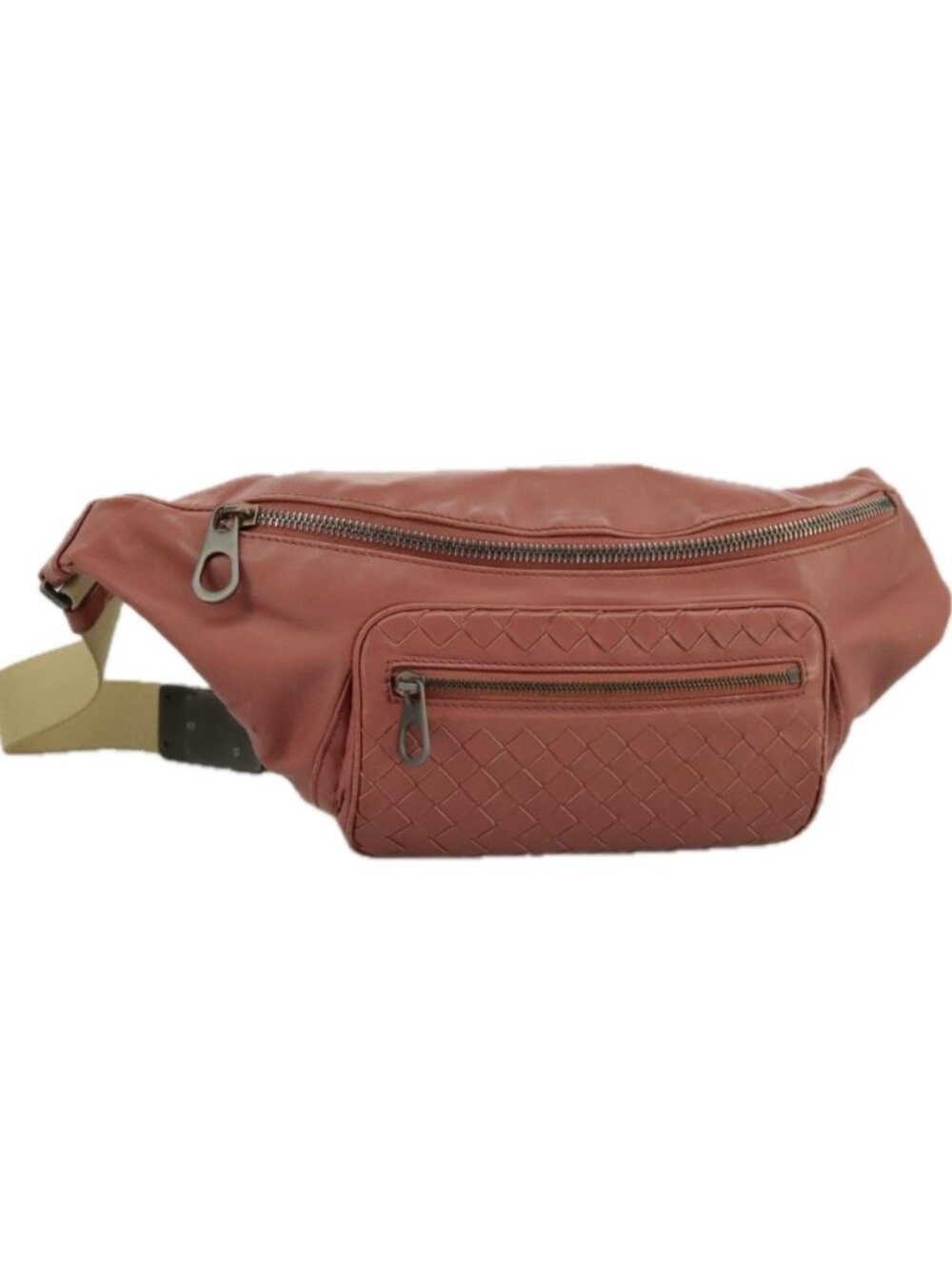 BOTTEGA VENETA Waist bag Leather Pink
